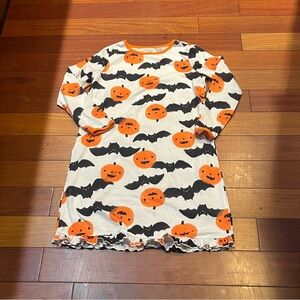 Carter's Halloween Pumpkin and Bat Nightgown - Orange and Black